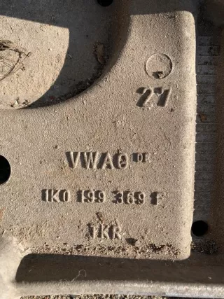 1K0199369F Балка подвески передняя (подрамник) Volkswagen Golf 6 Арт e12450423, вид 4