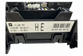 13206757 Блок предохранителей Opel Astra H Арт e12442205, вид 1