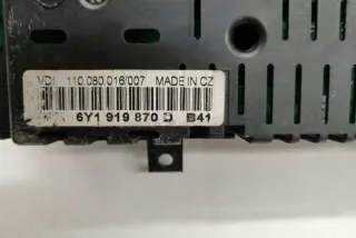 6Y1919870D Щиток приборов (приборная панель) Skoda Fabia 1 Арт e12429543, вид 1