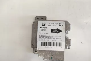 24416701 Блок AirBag Opel Vectra B Арт e12428113, вид 3