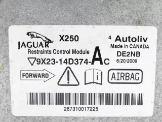 9X23-14D374-AC 9X2314D374AC Блок AirBag Jaguar XF 250 Арт e12427531, вид 4