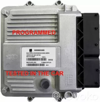 55568385 Блок управления двигателем Opel Corsa C Арт e12421875, вид 1