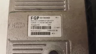 55190069 Блок управления двигателем Opel Corsa C Арт e12421872, вид 2