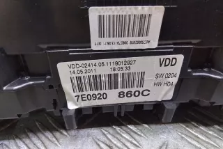 7E0920860C Щиток приборов (приборная панель) Volkswagen Transporter T5 Арт e12410545, вид 4