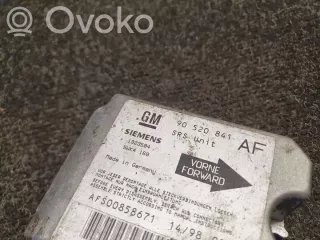 90520841AF Блок AirBag Opel Astra G Арт e12409376, вид 2