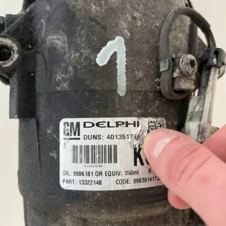 13322148 Компрессор кондиционера Opel Astra H Арт e12384449, вид 4