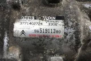 9651911380 Компрессор кондиционера Citroen C4 2 Арт e12383682, вид 2