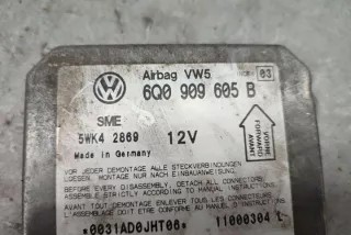 6Q0909605B Блок AirBag Volkswagen Passat B5 Арт e12365207, вид 3