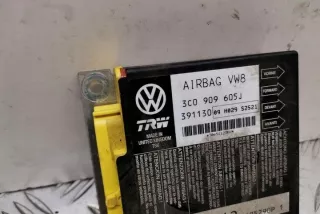 3C0909605J Блок AirBag Volkswagen Passat B6 Арт e12365173, вид 3