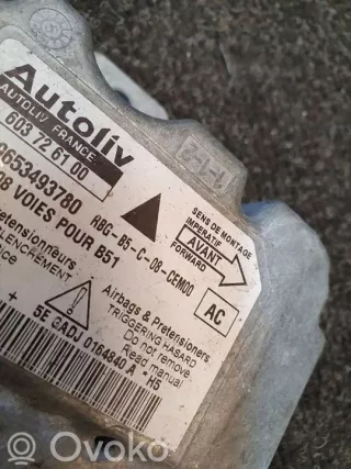 603726100 Блок AirBag Citroen C4 1 Арт e12363841, вид 2