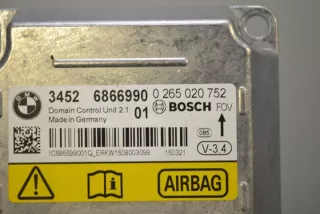 6866990 Блок AirBag BMW 5 F10/F11/GT F07 Арт e12363321, вид 5