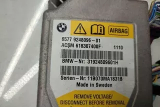 9248096 Блок AirBag BMW 5 F10/F11/GT F07 Арт e12363291, вид 2