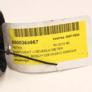 0281002912 Расходомер воздуха Opel Astra J Арт e12333332, вид 1