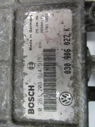 0261203914 030906022K Блок управления двигателем Volkswagen Polo 5 Арт e12321921, вид 1
