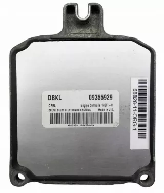 09355929 Блок управления двигателем Opel Astra G Арт e12319479, вид 1