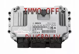 0261S10945 Блок управления двигателем Citroen C4 1 Арт e12317623, вид 1