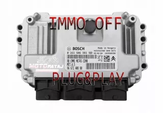 0261S06381 Блок управления двигателем Citroen C4 1 Арт e12317621, вид 1