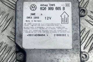 6Q0909605B Блок AirBag Volkswagen Passat B5 Арт e12305083, вид 1
