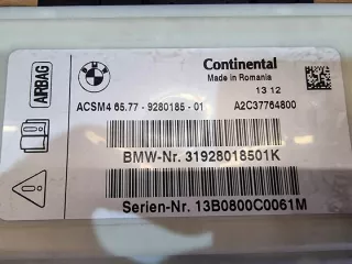 9280185 Блок AirBag BMW X3 F25 Арт e12304780, вид 2