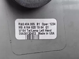 A1648201964 Фонарь задний левый Mercedes ML W164 Арт e12298265, вид 3