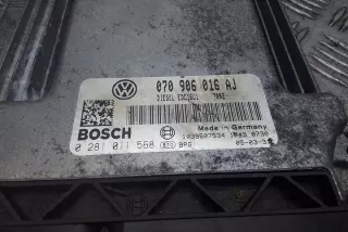 070906016AJ Блок управления двигателем Volkswagen Transporter T5 Арт e12294009, вид 3