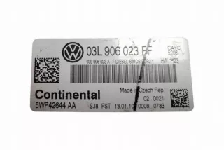 03L906023FF Блок управления двигателем Volkswagen Golf 6 Арт e12293722, вид 3