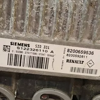 S122326110A 8200659536 Блок управления двигателем Renault Megane 2 Арт e12293256, вид 4