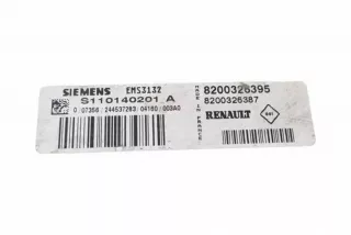 8200326395 Блок управления двигателем Renault Clio 3 Арт e12293113, вид 2