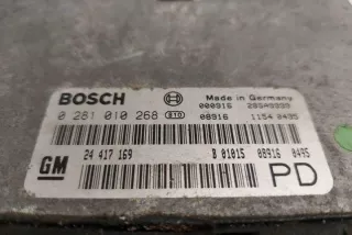 F75_ 24417169 Блок управления двигателем Opel Zafira B Арт e12292939, вид 1