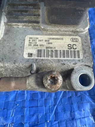 0261207960 Блок управления двигателем Opel Corsa C Арт e12292799, вид 4