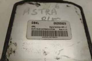 F69_ 09355929 Блок управления двигателем Opel Astra K Арт e12292658, вид 1