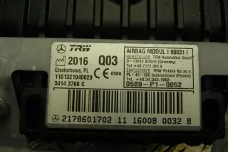 W222, A2178601702 Подушка безопасности Mercedes S W222 Арт e12284237, вид 3