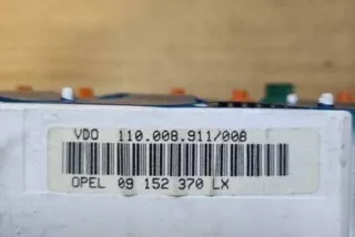 09152370 Щиток приборов (приборная панель) Opel Vectra B Арт e12274171, вид 2