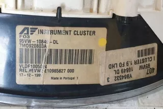 7M0920803A Щиток приборов (приборная панель) Ford Galaxy 1 Арт e12273593, вид 2