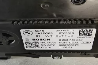 0263745252 Щиток приборов (приборная панель) BMW 1 F40 Арт e12273362, вид 1