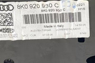 8K0920930C Щиток приборов (приборная панель) Audi A4 B8 Арт e12273277, вид 4