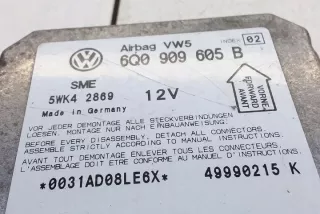 6Q0909605B Блок AirBag Volkswagen Passat B5 Арт e12272925, вид 3