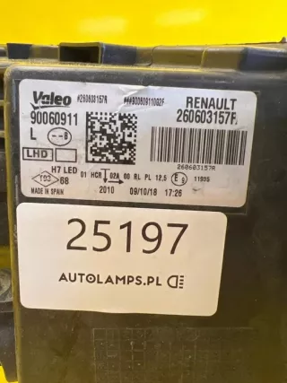 260603157R Фара левая Renault Megane 4 Арт e12261887, вид 2