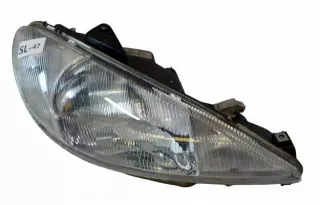 087274 6205-S7 89002770 Фара правая Peugeot 206 1 Арт e12261710, вид 1