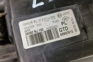 260609U100 Фара левая Nissan Note E11 Арт e12261471, вид 1