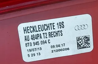 8T0945094C Фонарь задний правый Audi A5 (S5,RS5) 1 Арт e12253843, вид 2