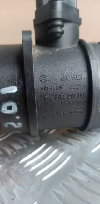 7533853 0280218165 Расходомер воздуха BMW 3 E90/E91/E92/E93 Арт e12251013, вид 2