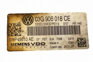 03G906018CE Блок управления двигателем Volkswagen Passat B7 Арт e12245569, вид 2