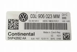 03L907425C Блок управления двигателем Volkswagen Caddy 3 Арт e12245095, вид 4
