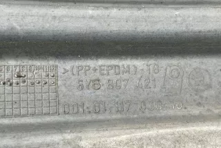 6Y6807421 Бампер задний Skoda Fabia 2 Арт e12244905, вид 6