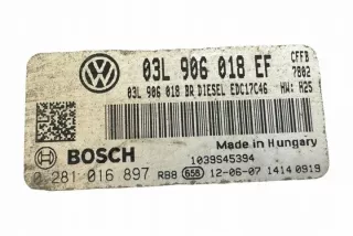 0281016897 Блок управления двигателем Skoda Superb 2 Арт e12244766, вид 3