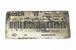 0281013363 Блок управления двигателем Renault Master 3 Арт e12244383, вид 5