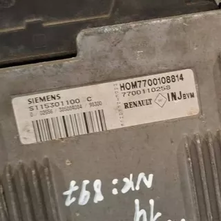 S115301100C 7700108814 Блок управления двигателем Renault Clio 2 Арт e12244250, вид 4