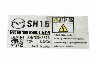 SH1518881A Блок управления двигателем Mazda 2 DE Арт e12242533, вид 4