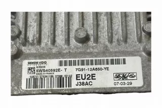 7G9112A650YE Блок управления двигателем Ford Mondeo 4 Арт e12241809, вид 2